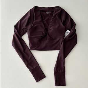 Two Piece Workout Set - Sleeve Shawl & Tank Top